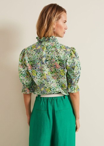 Phase Eight Izara Floral Shirts Multicolor USA | 5930462-BD